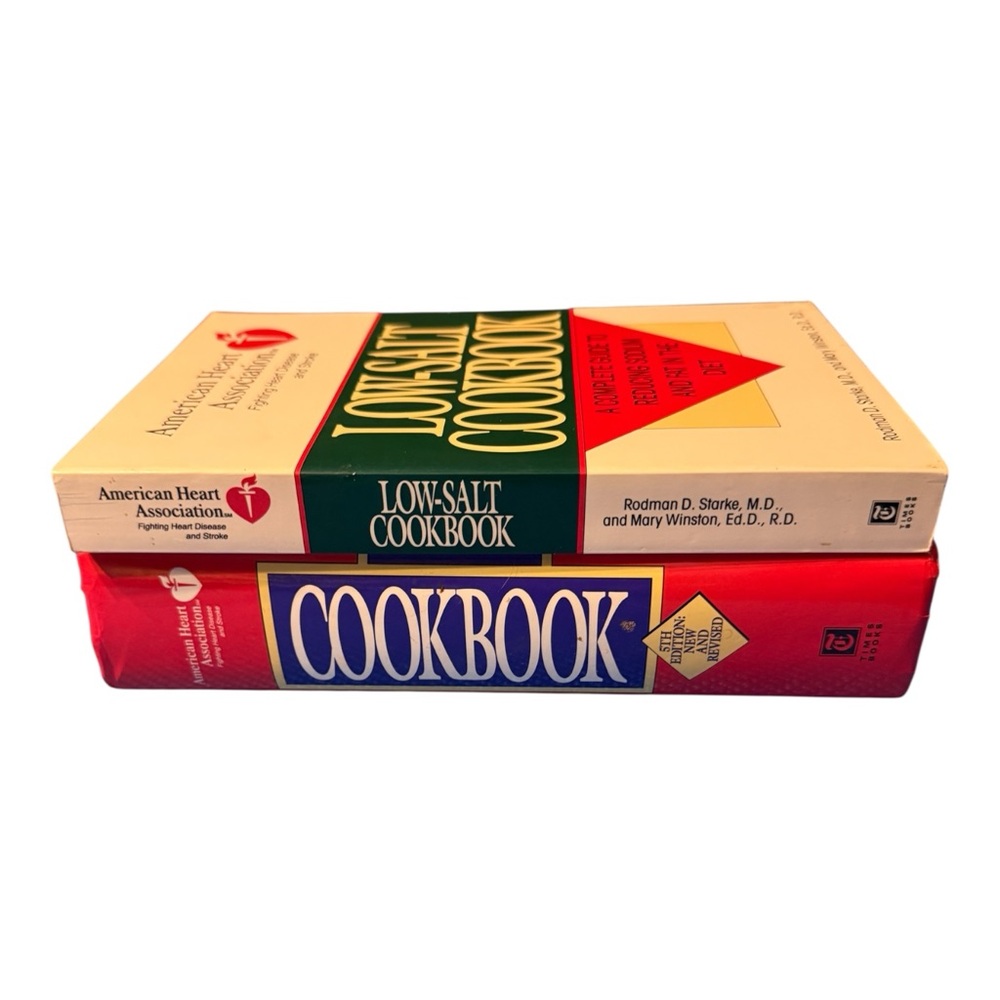 American Heart Association Cookbooks: Low-Salt and AHA Hardcover Cookbook Set